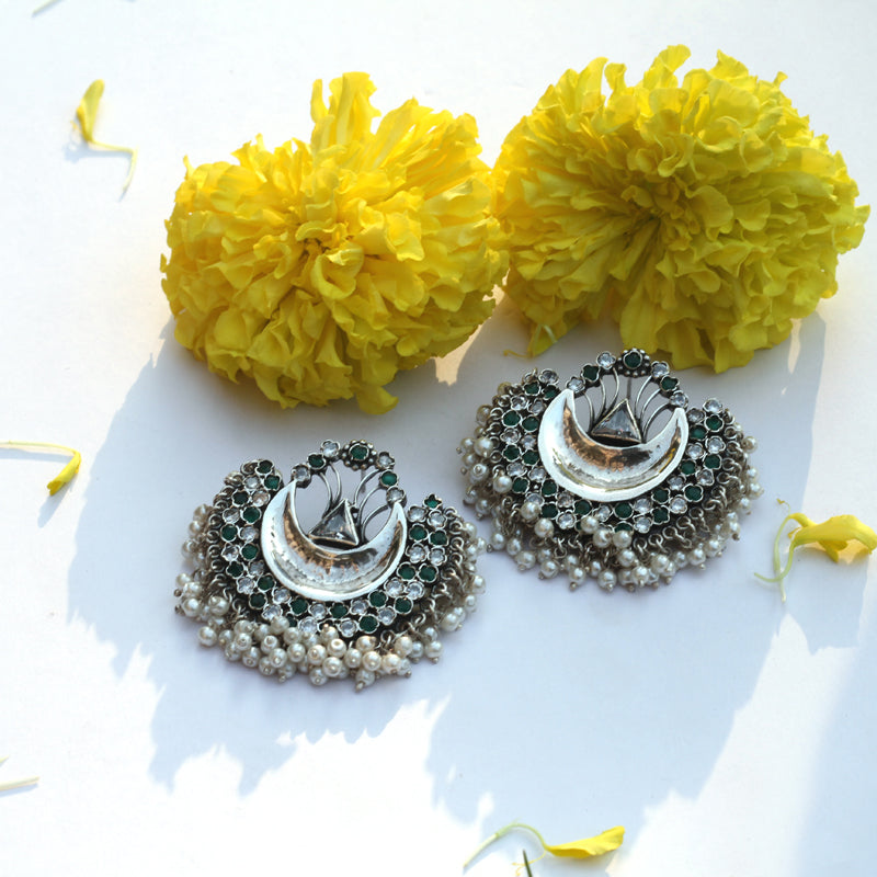 Sangeeta Boochra Silver Earrings
