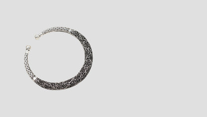 Handcrafted Vintage Silver Hasli by Sangeeta Boochra