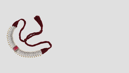 Traditional Rajasthani Silver Choker Necklace – Sangeeta Boochra
