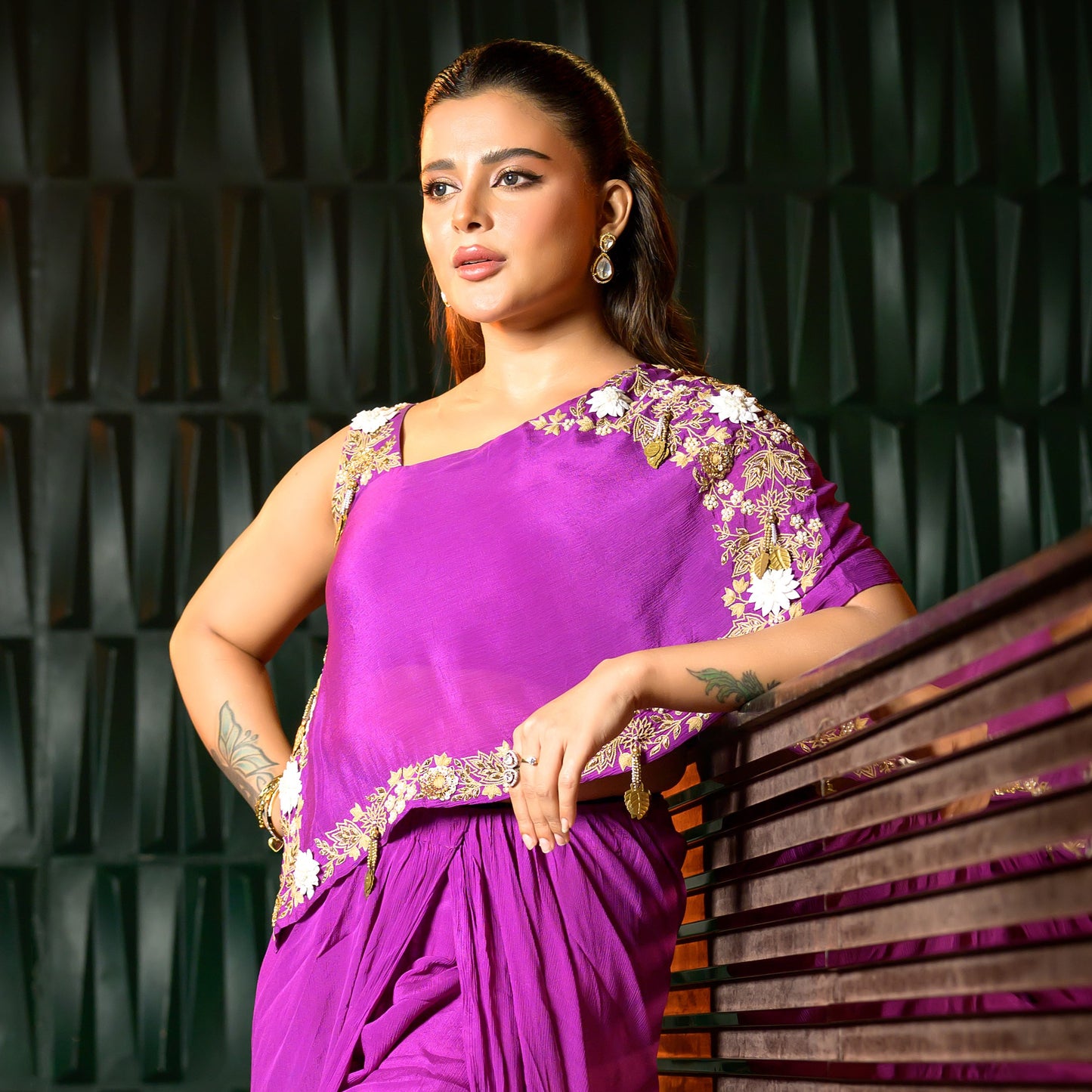 Radiant Moissanite Silver Elegance – Roopsha by Sangeeta Boochra