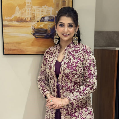 Kaushiki Chakraborty in Heritage Jewels by Sangeeta Boochra