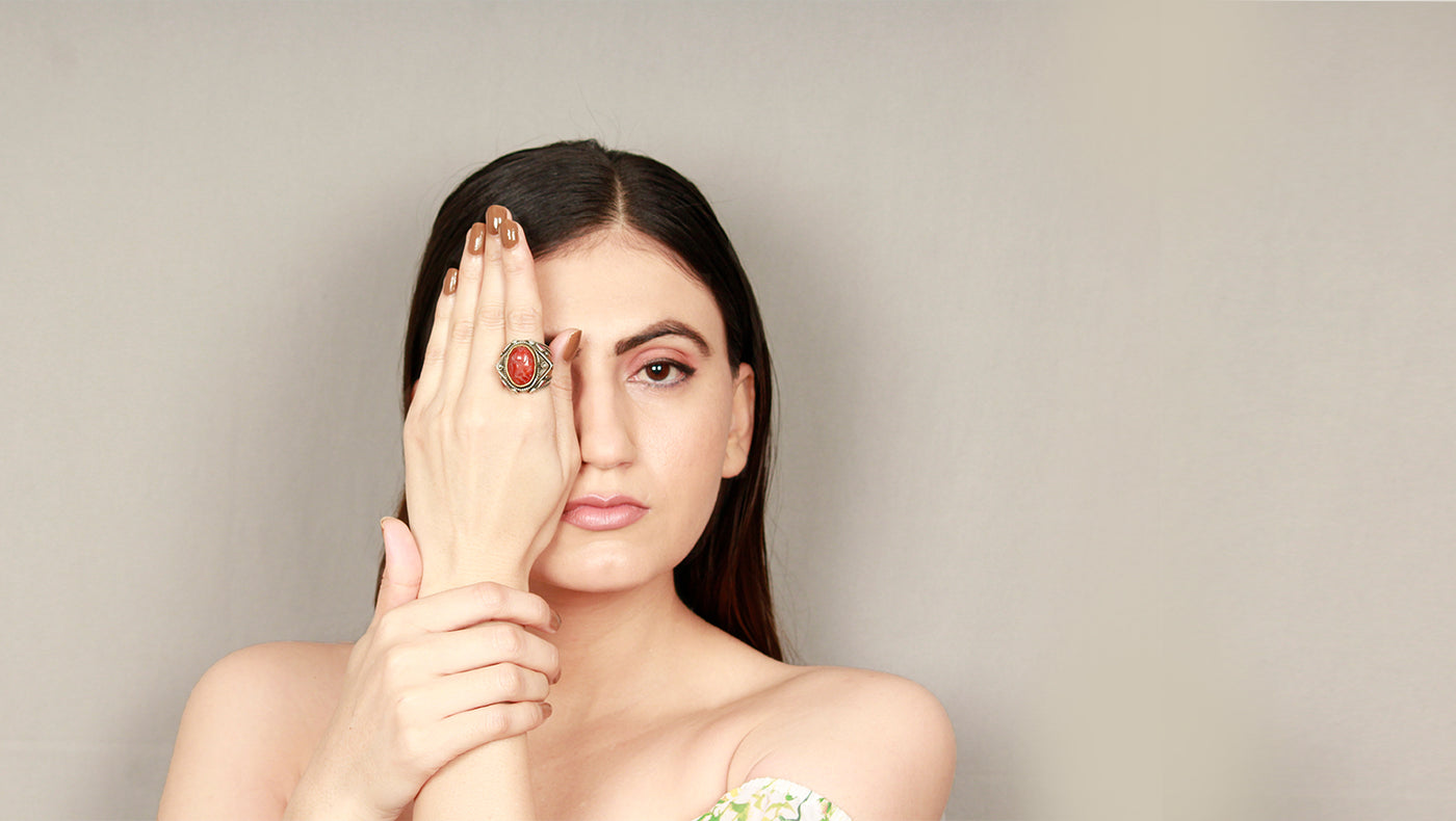 Sangeeta Boochra Silver Handcrafted Ring