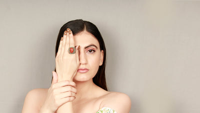 Sangeeta Boochra Silver Handcrafted Ring