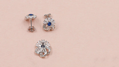 Timeless Design CZ Earrings with Pendant Combo Set