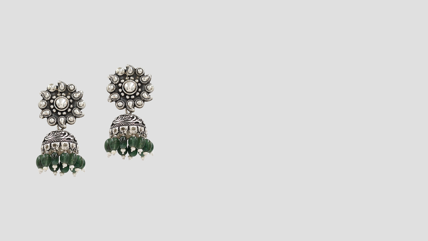 Royal Bloom: Sangeeta Boochra’s Classic Jhumkas