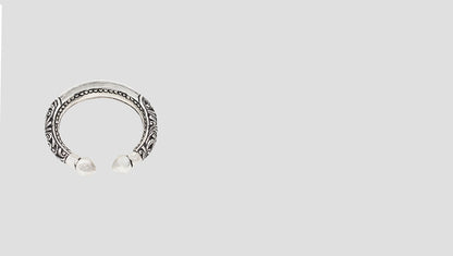 Handcrafted 925 Silver Tribal Kada by Sangeeta Boochra