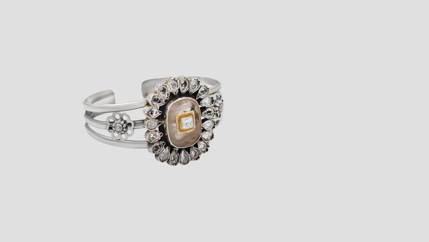 Heirloom Glow Handcrafted Silver Bracelet by Sangeeta Boochra
