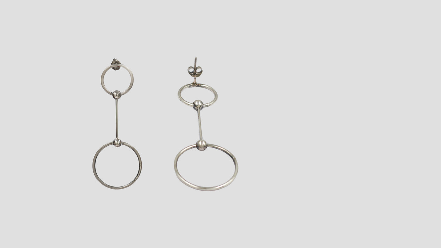 Sangeeta Boochra Handcrafted Silver Statement Earrings