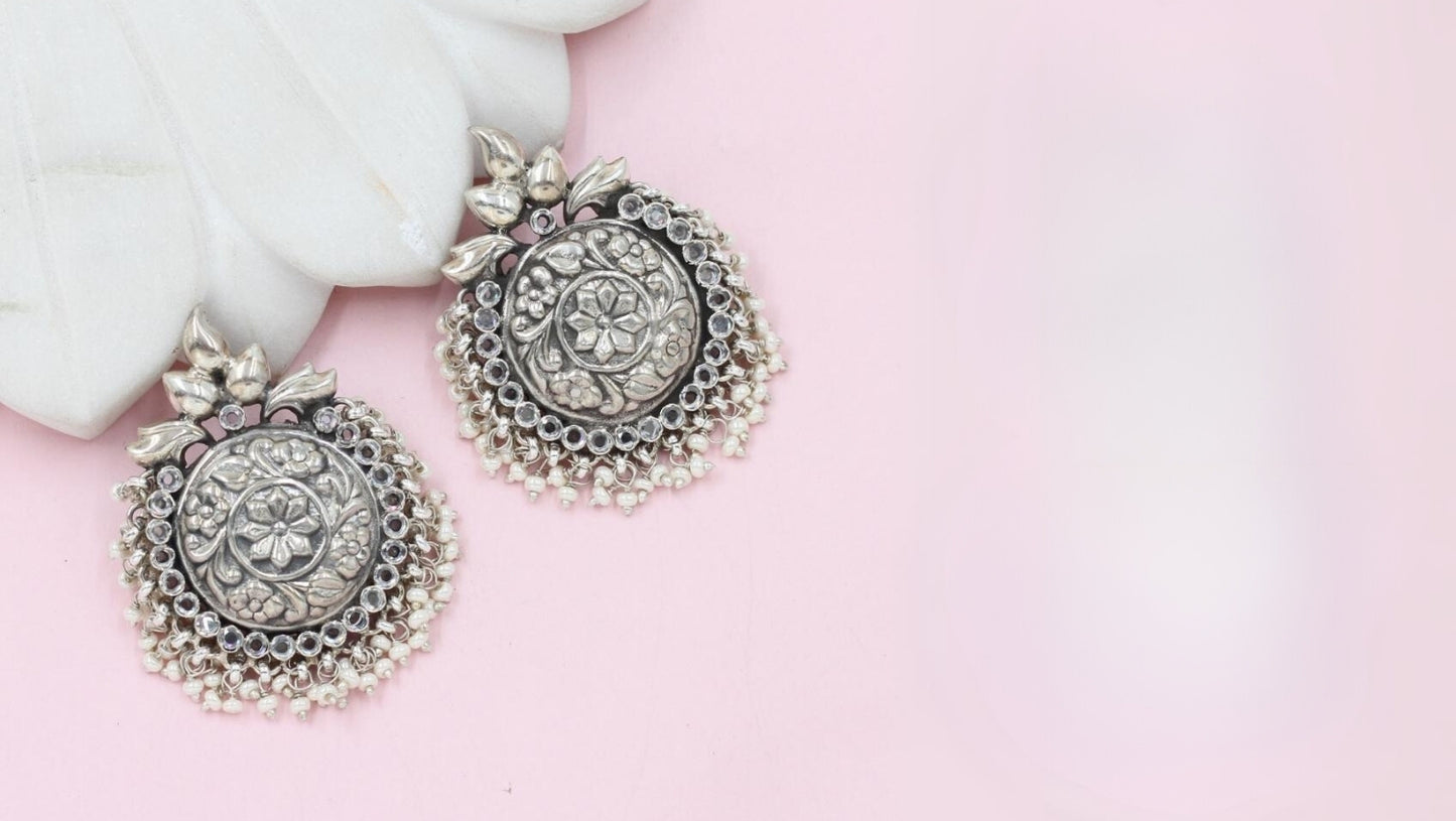 Bohemian Silver Dreams: Sangeeta Boochra's Artisan Earrings