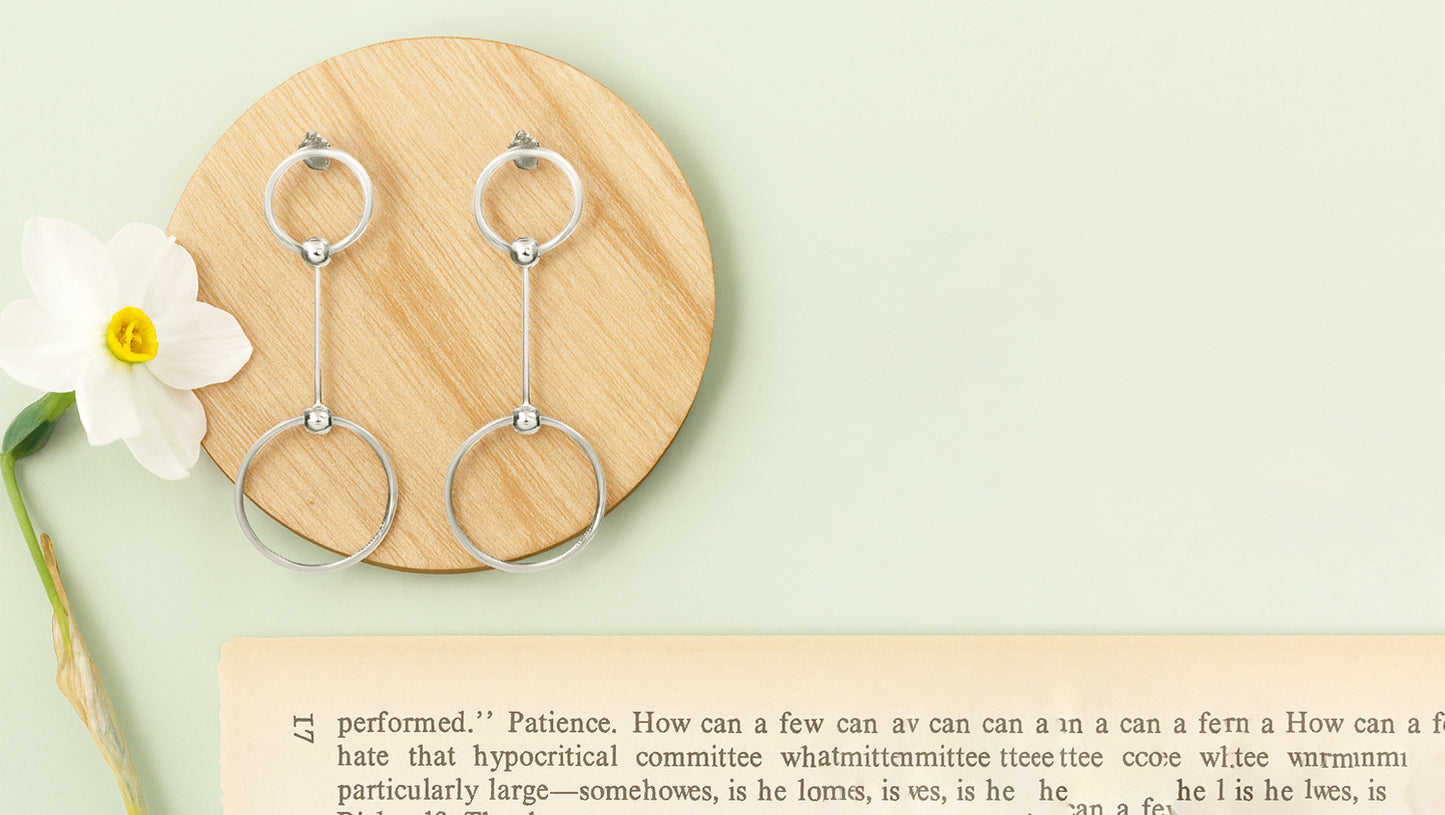 Sangeeta Boochra Handcrafted Silver Statement Earrings