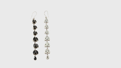 Timeless Radiance: Sangeeta Boochra Handcrafted Silver Earrings