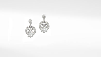 Sangeeta Boochra 925 Sterling Silver CZ Stud Earrings