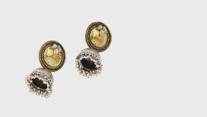 Classic Charm: Sangeeta Boochra Silver Handcrafted Earrings