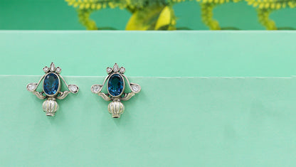 Sangeeta Boochra Handcrafted Silver Earrings – Ocean Elegance