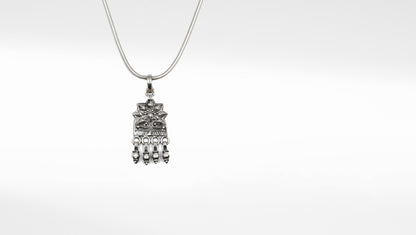 Sterling Silver Pendant With Chain Necklace