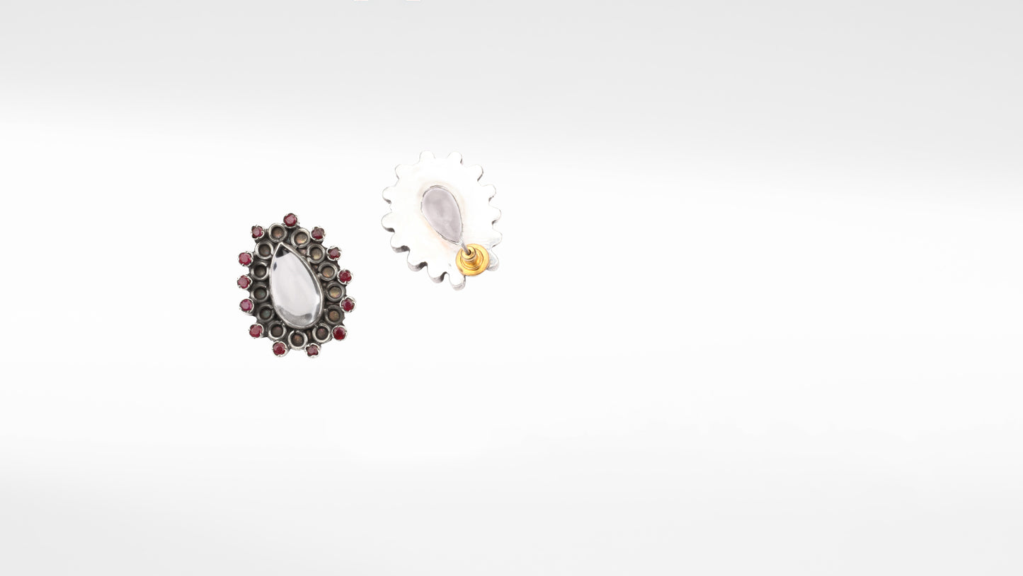 Silver Matalia Handcrafted Earrings