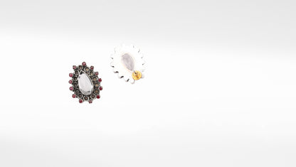 Silver Matalia Handcrafted Earrings