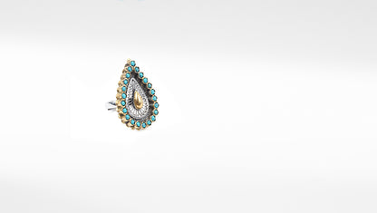 Sangeeta Boochra Silver Ring