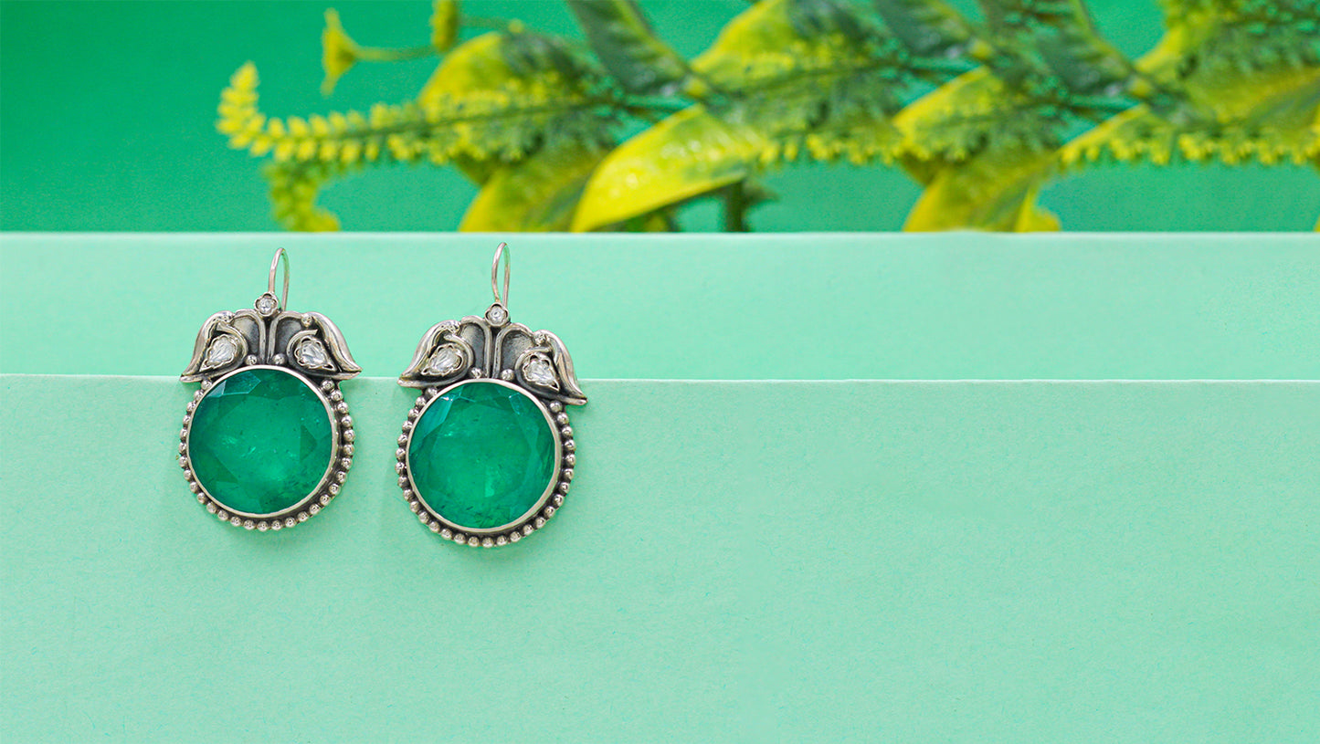 Signature Silver Earrings by Sangeeta Boochra