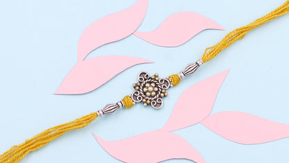 Sangeeta Boochra "925 Sterling Silver Rakhi: Timeless Bond"