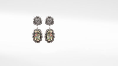 Silver Rosana Handmade Earrings