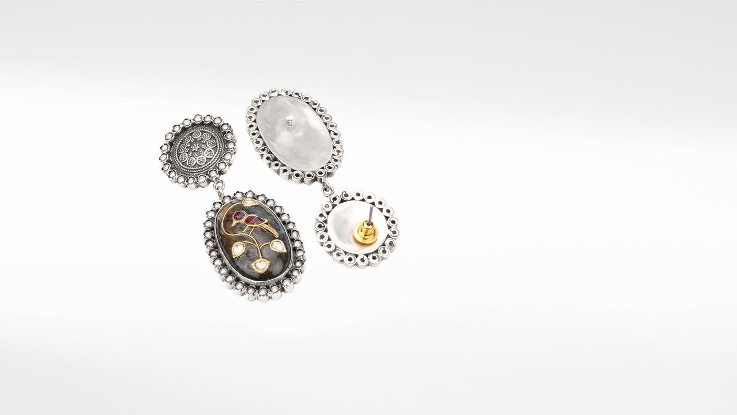 Silver Rosana Handmade Earrings