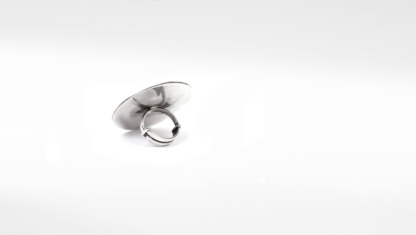 Silver Handcrafted Tribal Silver Ring