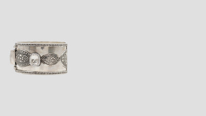 Royal Heritage 925 Silver Cuff by Sangeeta Boochra