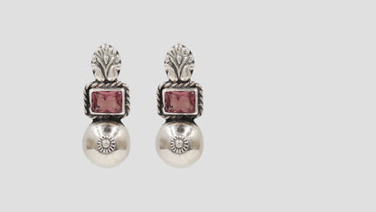 Sangeeta Boochra Signature Oxidised Silver Heritage Drop Earrings