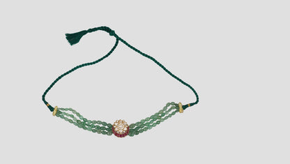 Sangeeta Boochra Timeless Floral Gold-Plated Choker