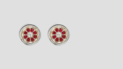 Sangeeta Boochra Classic  Kundan Silver Earrings