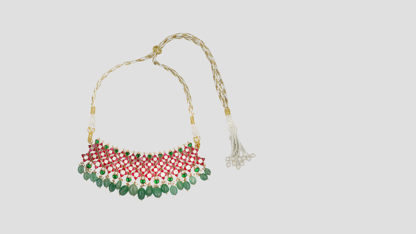 Sangeeta Boochra Heritage Kundan Choker Set