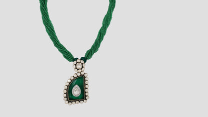 Sangeeta Boochra Royal Grace Moissanite Pendant