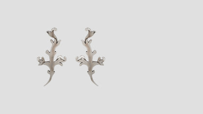 Sangeeta Boochra Designer Silver Statement Earrings
