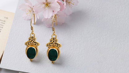 Sangeeta Boochra Heritage Gold Plated Danglers