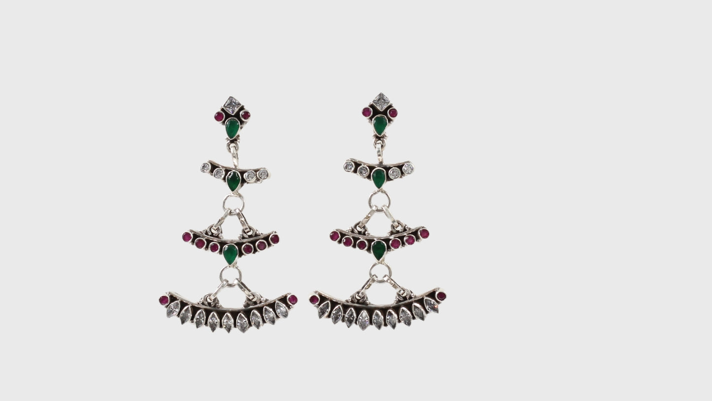 Masterpiece in Silver: Sangeeta Boochra Handcrafted Earrings