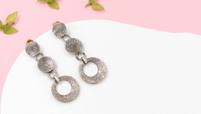 Classic Beauty: Sangeeta Boochra Silver Handcrafted Earrings