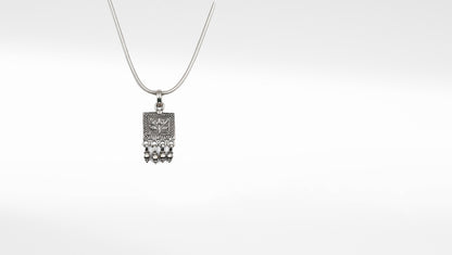 Sterling Silver Pendant With Chain Necklace