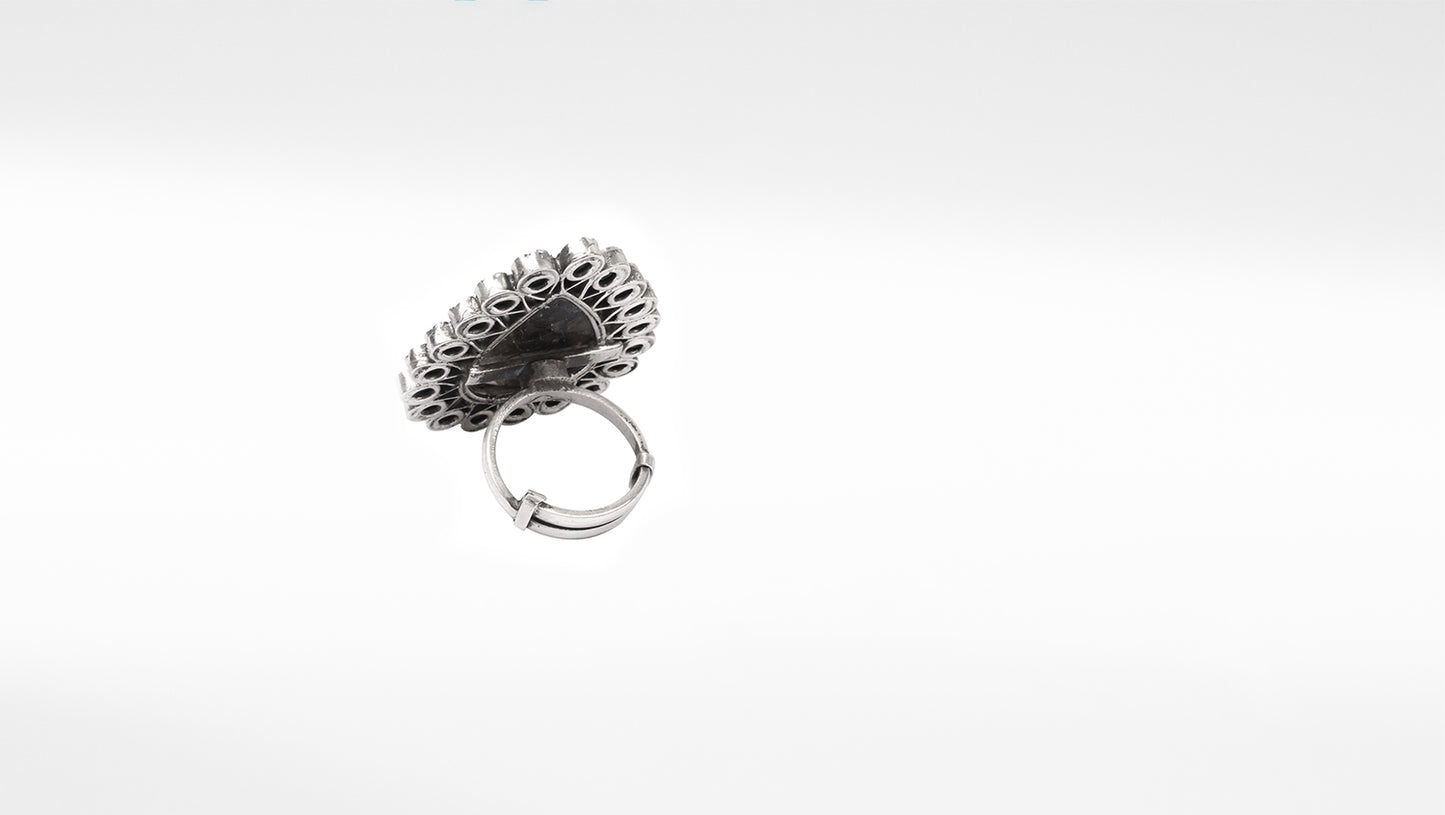 Silver Handcrafted Tribal Silver Ring