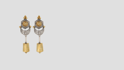 Bohemian Style: Silver Sangeeta Boochra Designer Earrings