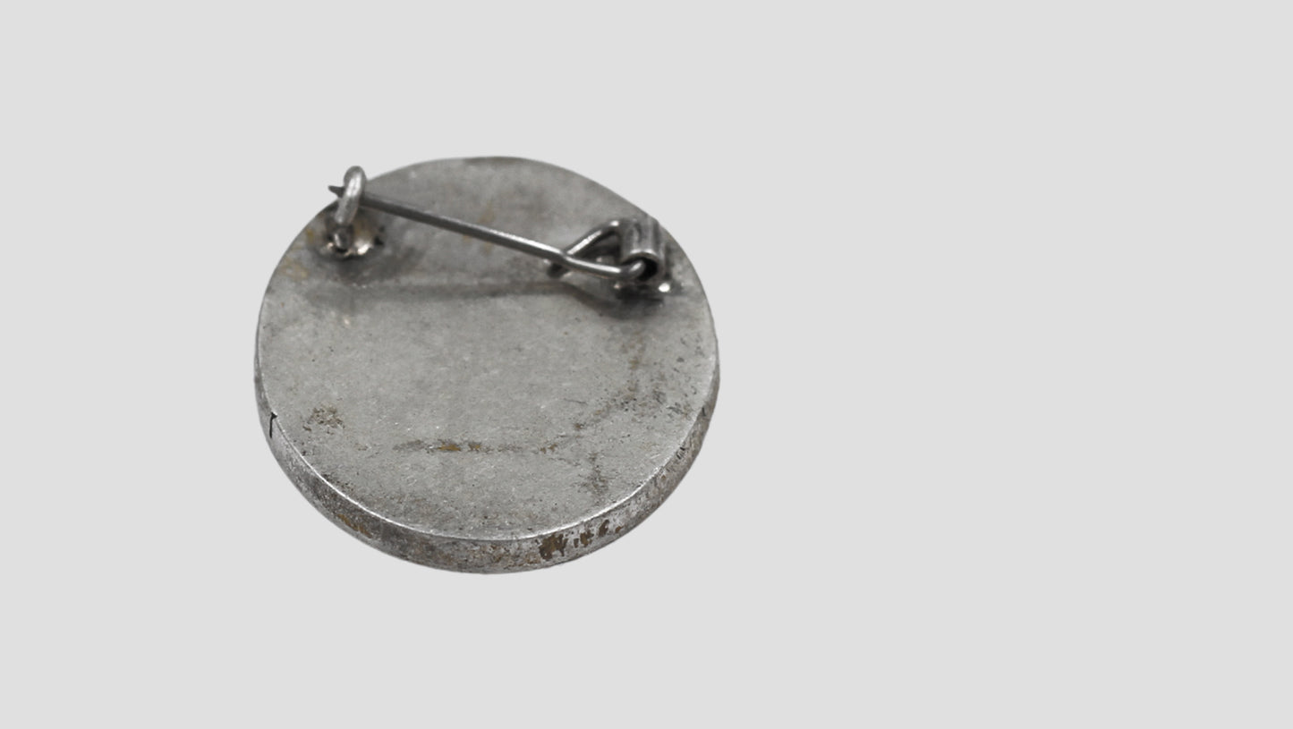 Sangeeta Boochra Heritage Floral Silver Brooch – Oxidised Finish