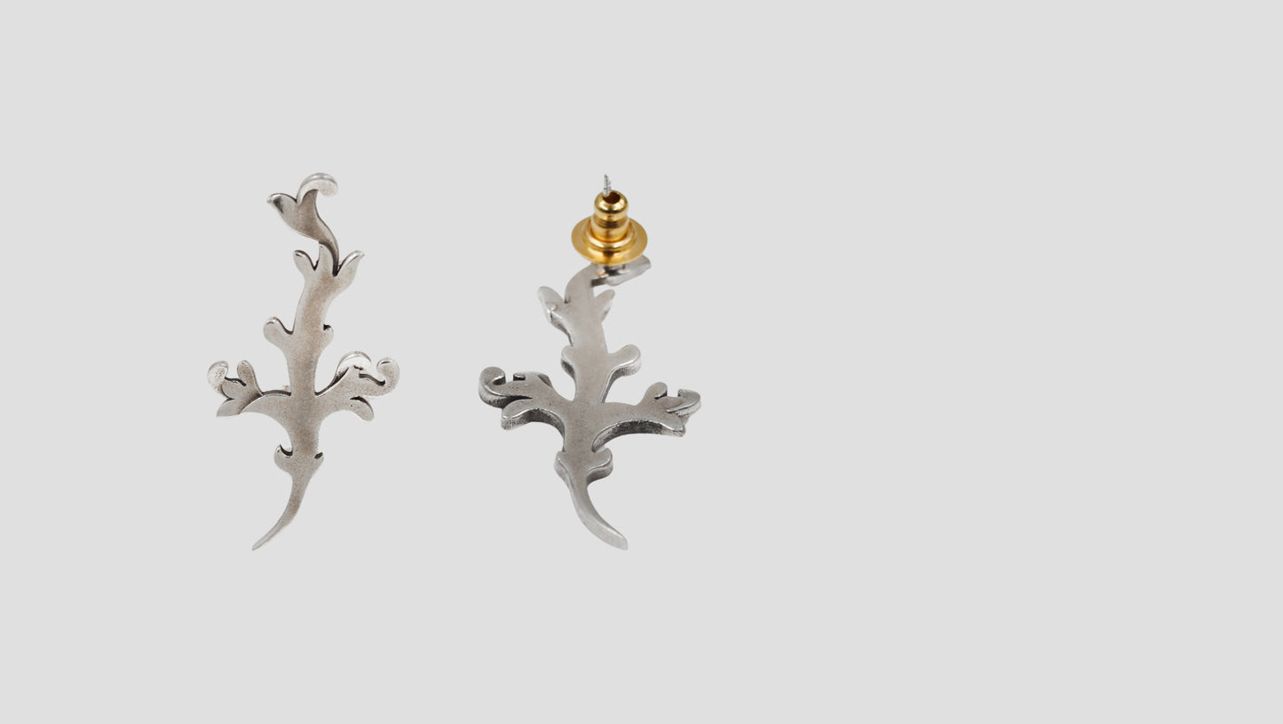 Sangeeta Boochra Designer Silver Statement Earrings