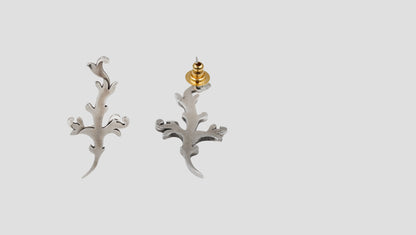 Sangeeta Boochra Designer Silver Statement Earrings