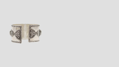 Royal Heritage 925 Silver Cuff by Sangeeta Boochra