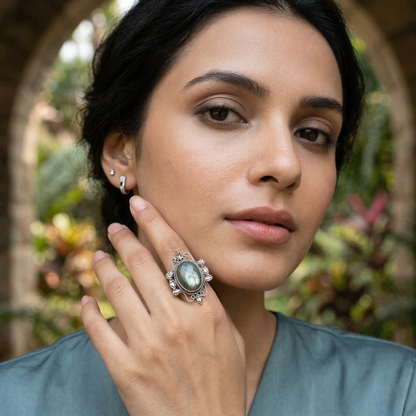 Sangeeta Boochra Mystic Glow Statement Ring