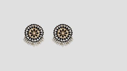 Sangeeta Boochra Artisan Dual Tone Festive Earrings