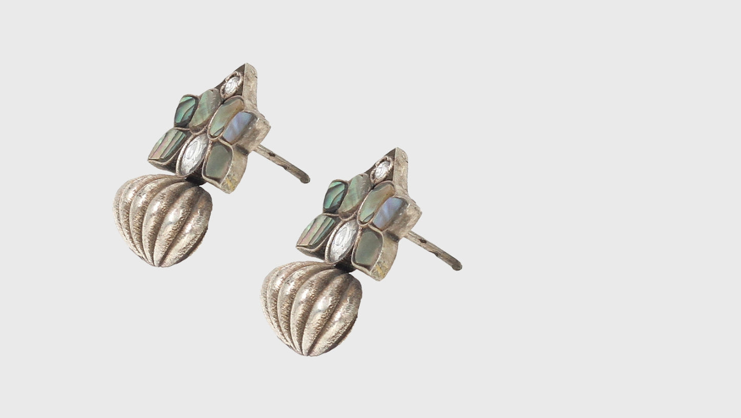 Elegant Design: Sangeeta Boochra Handmade Silver Earrings