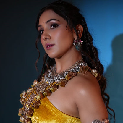 Neeti Mohan In Sangeeta Boochra Silver Jewellery Collection