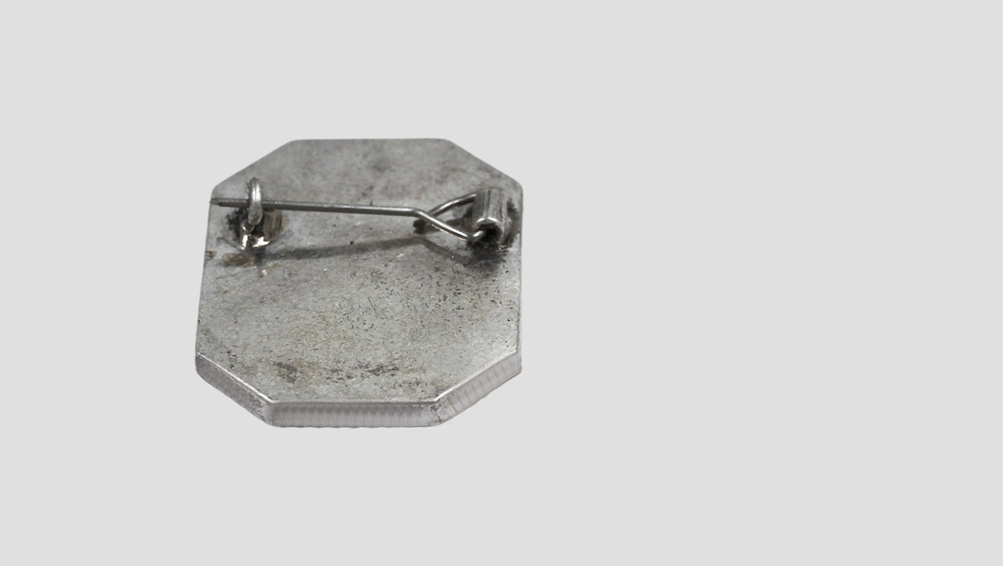 Sangeeta Boochra Signature Oxidized Silver Brooch – Floral Heritage Craft