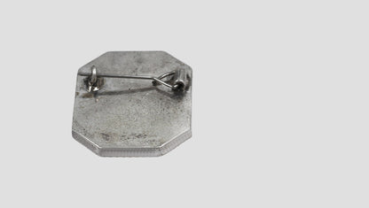 Sangeeta Boochra Signature Oxidized Silver Brooch – Floral Heritage Craft
